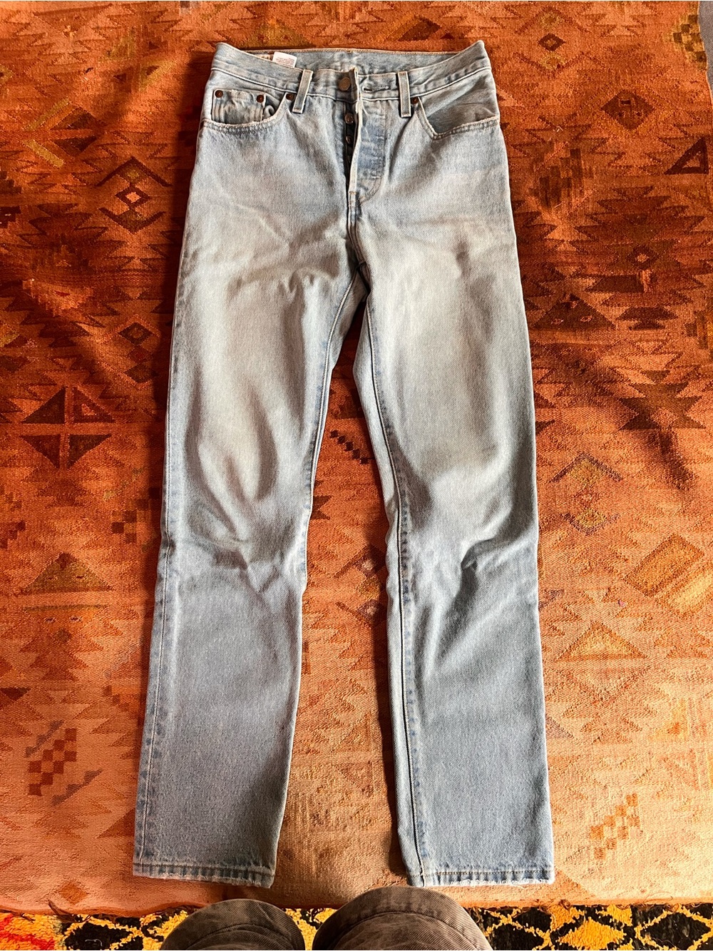 Levi's 100% Cotton 501’s, Light Blue, Women’s